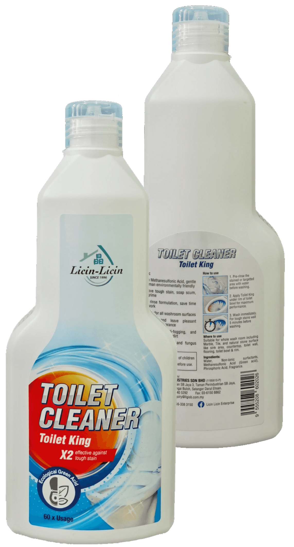 Licin-Licin Toilet Cleaner Toilet King 900 ml