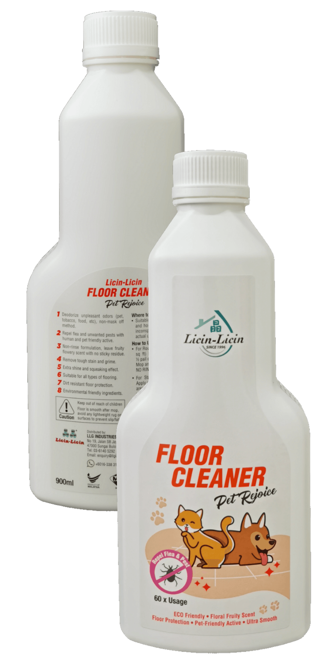 Licin-Licin Floor Cleaner Pet Rejoice 900 ml